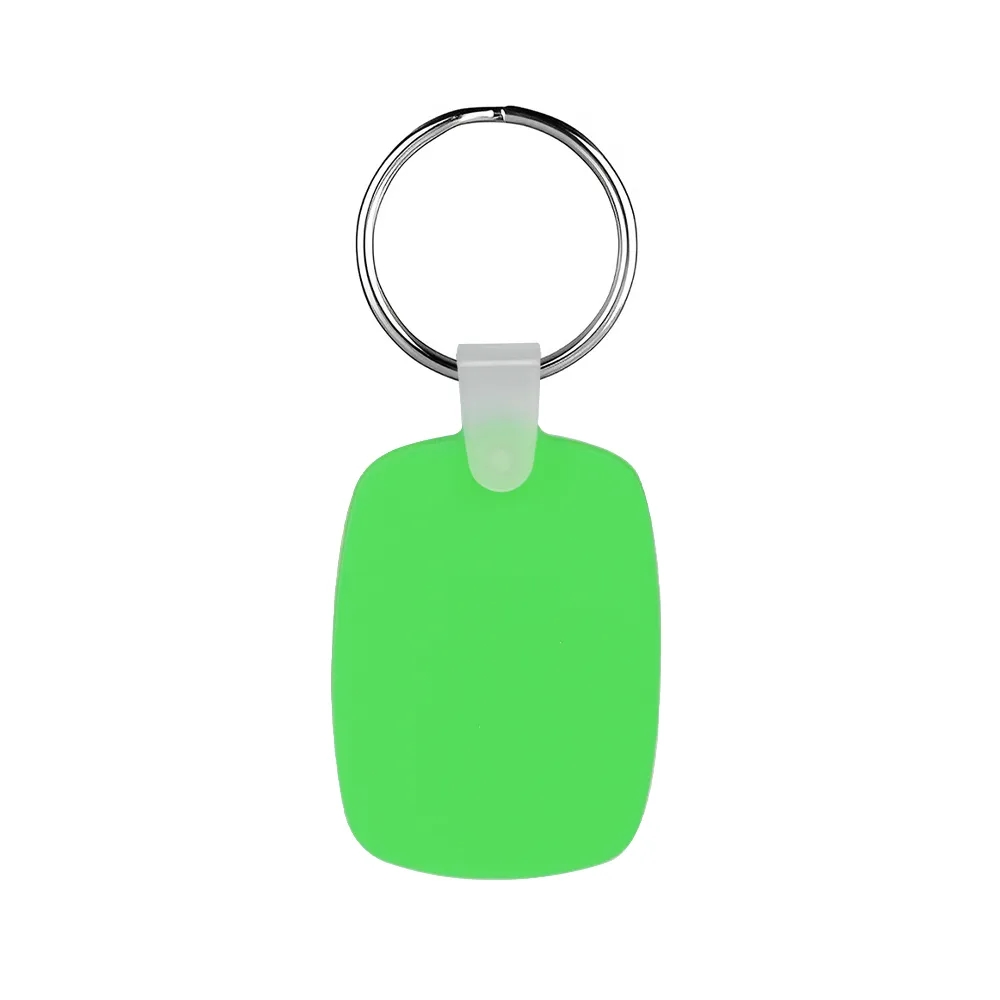 Oval Shaped Silicone Keychain 6