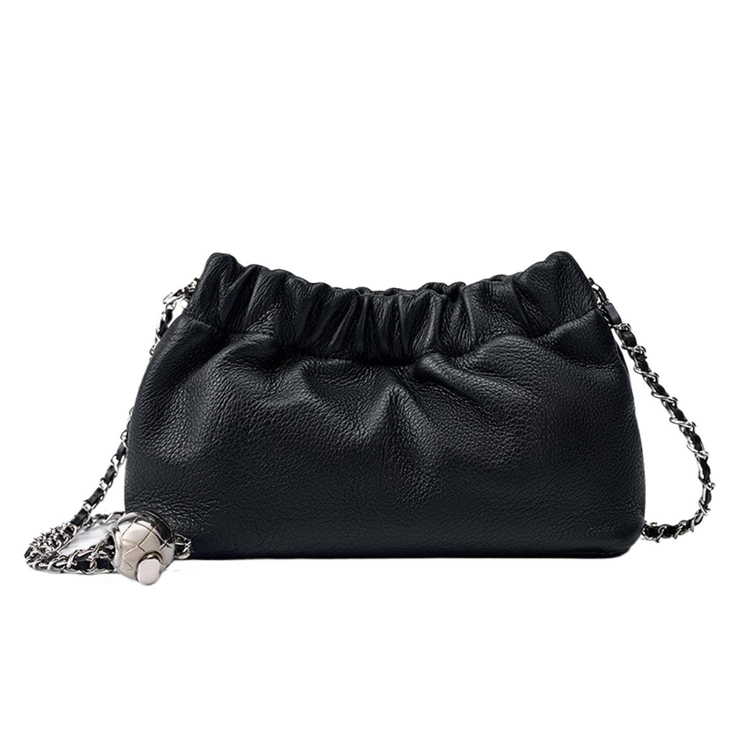 Compact Adjustable Genuine leather Women Crossbody Bag 2
