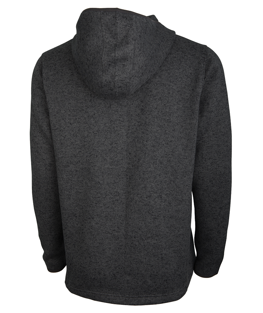 Men's Heathered Fleece Quarter Zip Hoodie