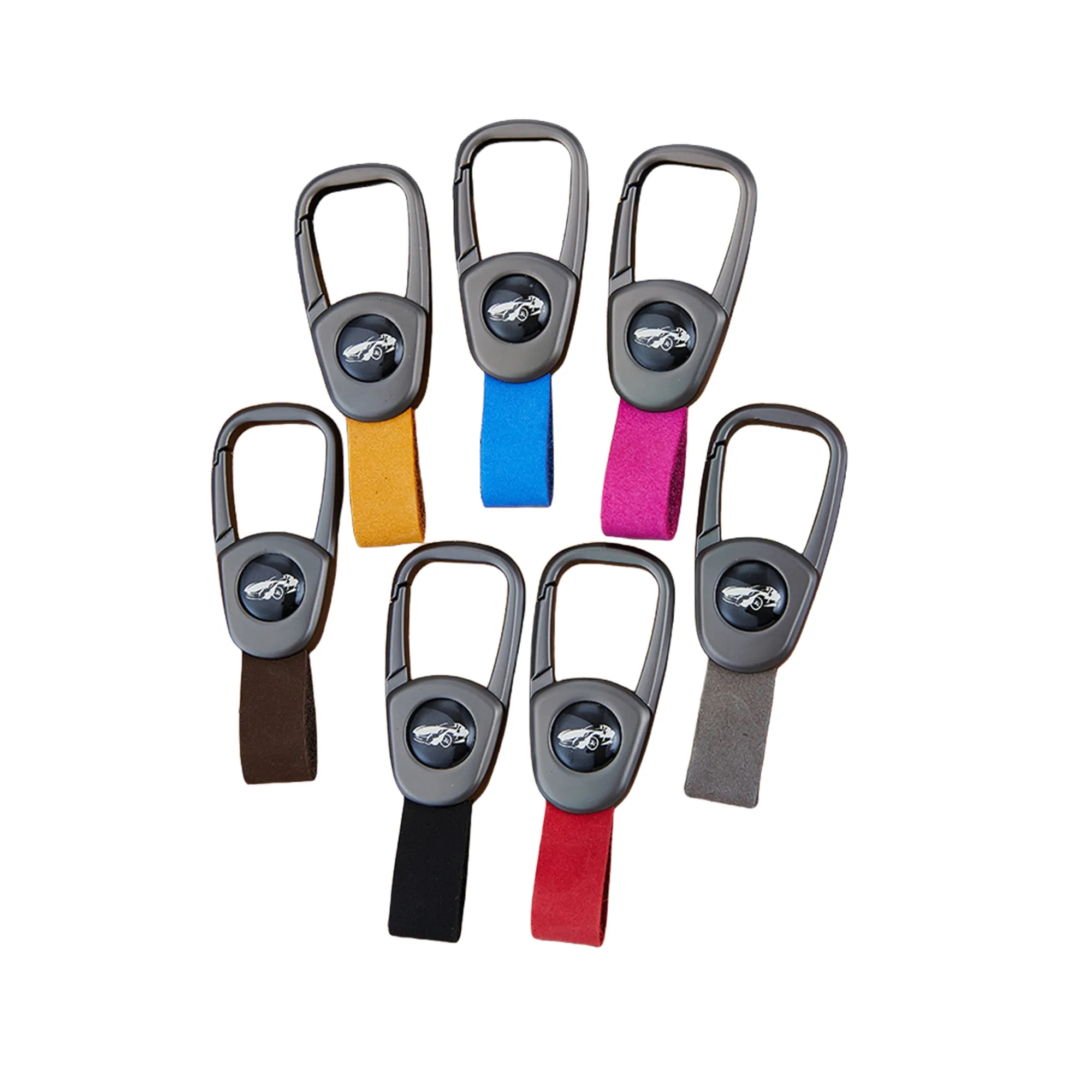 Real  Cowhide Leather Car Keychain