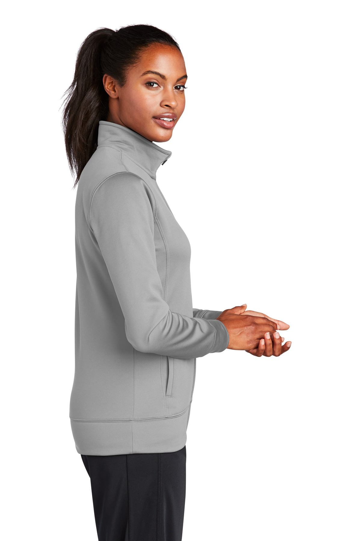 Sport-Tek® Women's Sport-Wick Fleece Full-Zip Jacket 11