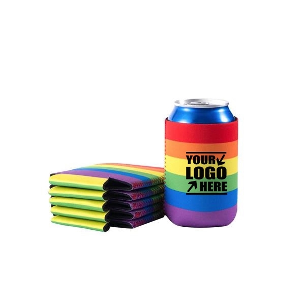 Neoprene Rainbow Can Cooler