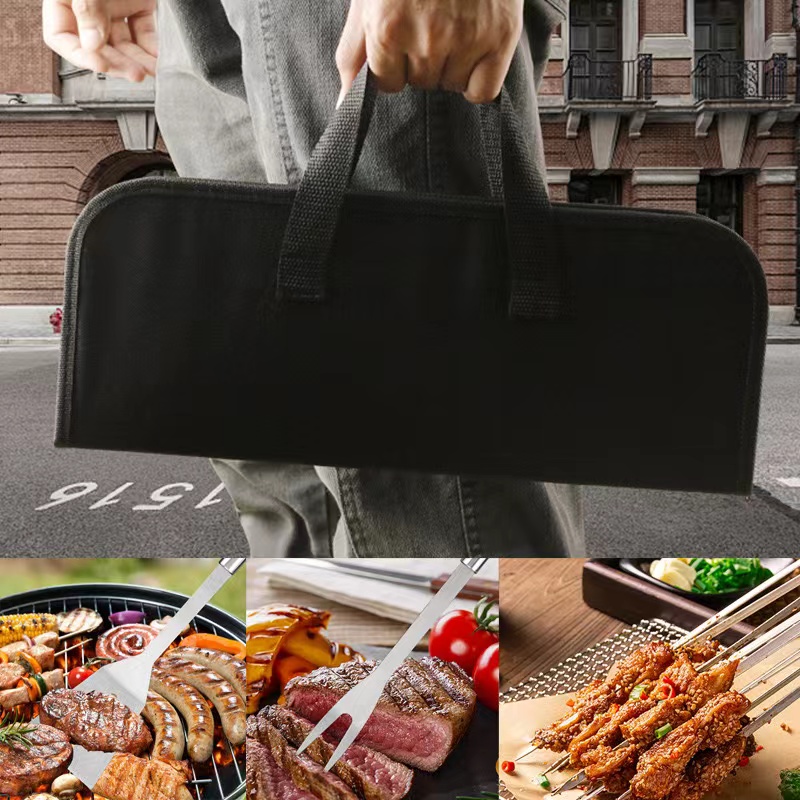 Premium 18-Piece Stainless Steel BBQ Grill Tool Set 2