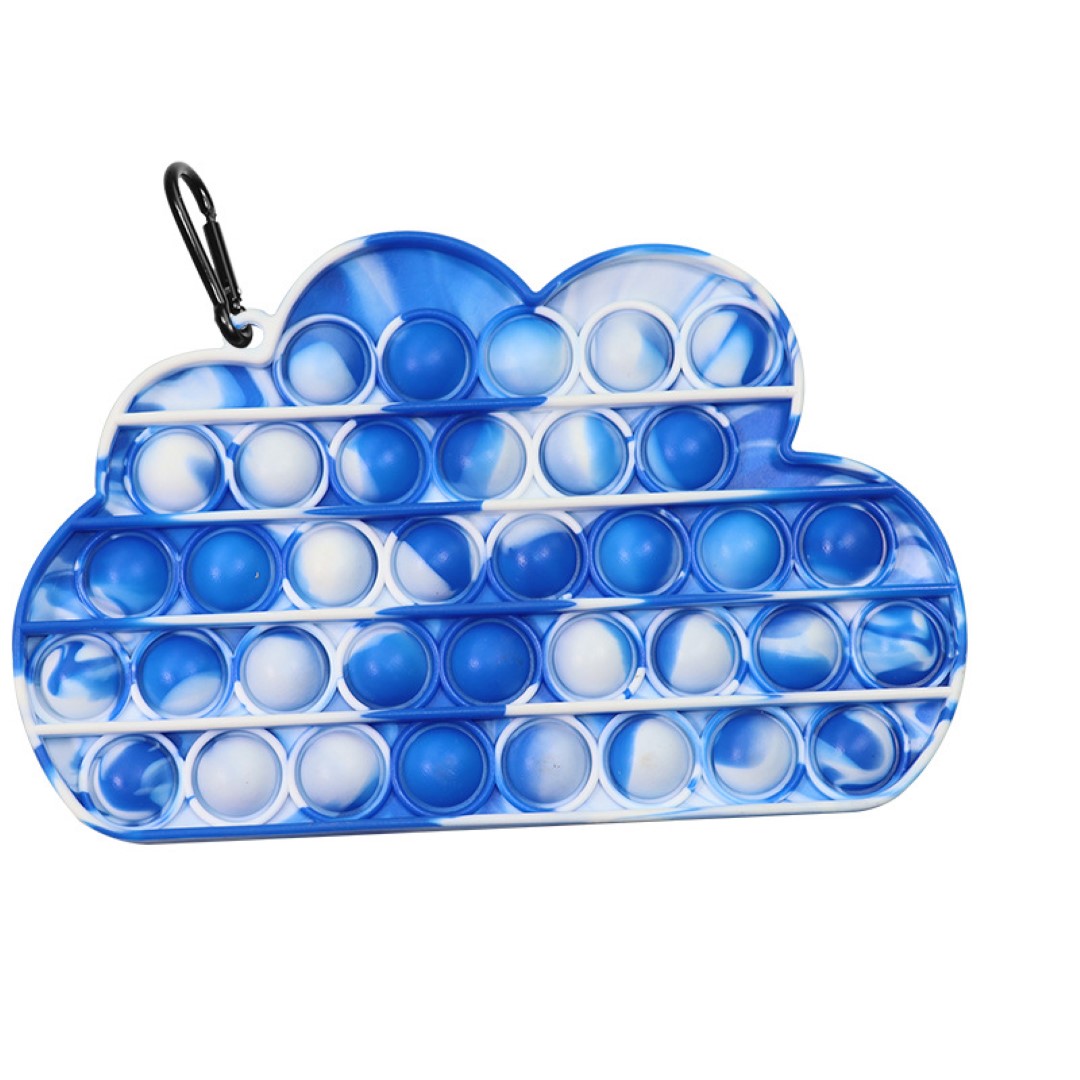 Rainbow clouds Push Pop Bubble Sensory Fidget Toys 2