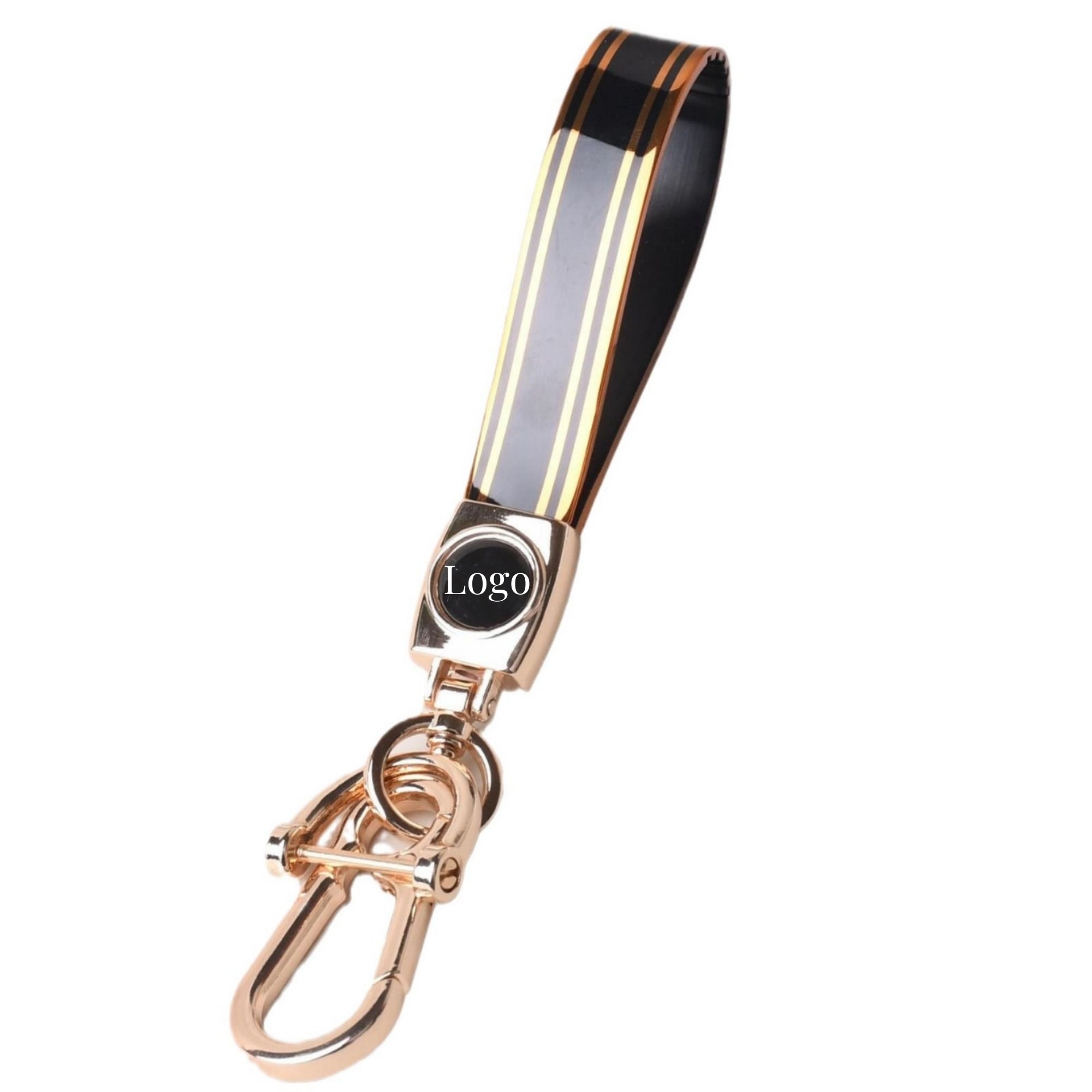 Rotatable Car Key Chain With D Ring & Screwdriver