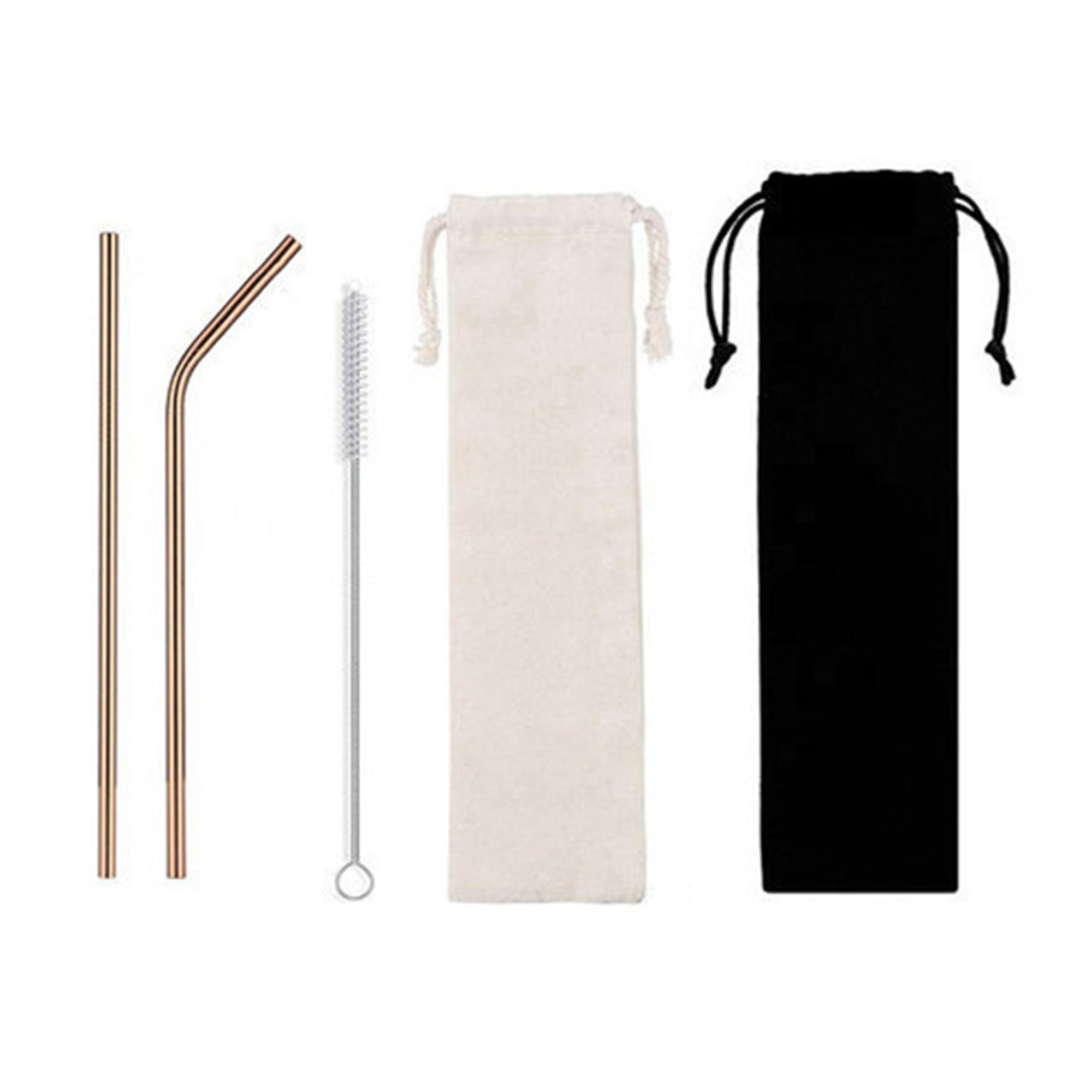 3 In 1 Reusable Stainless Steel Straw Set 14