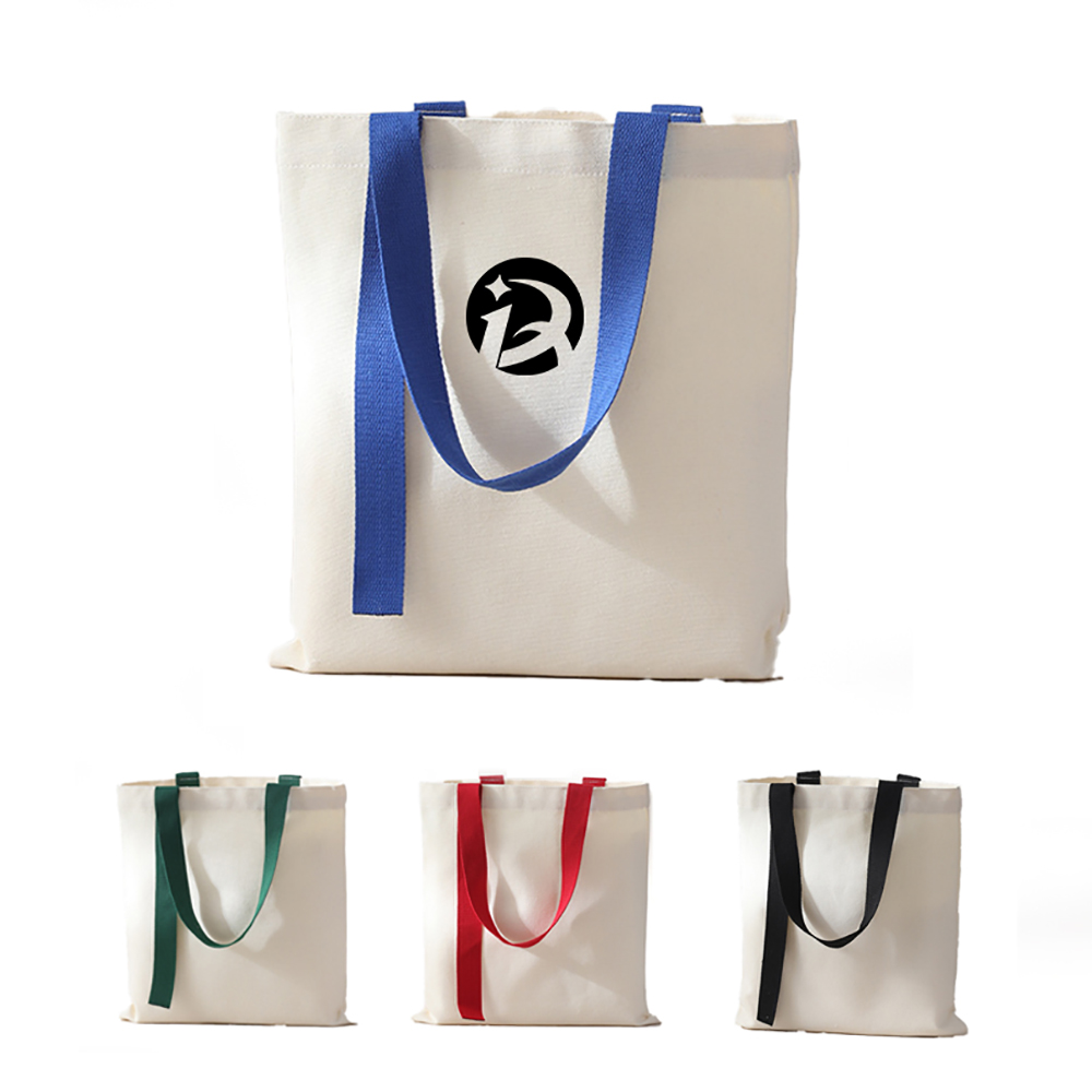 Handheld Canvas Tote Bag, custom tote bag with logo imprint 1