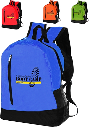 Quick Zip Backpack - 12" W x 15" H 2