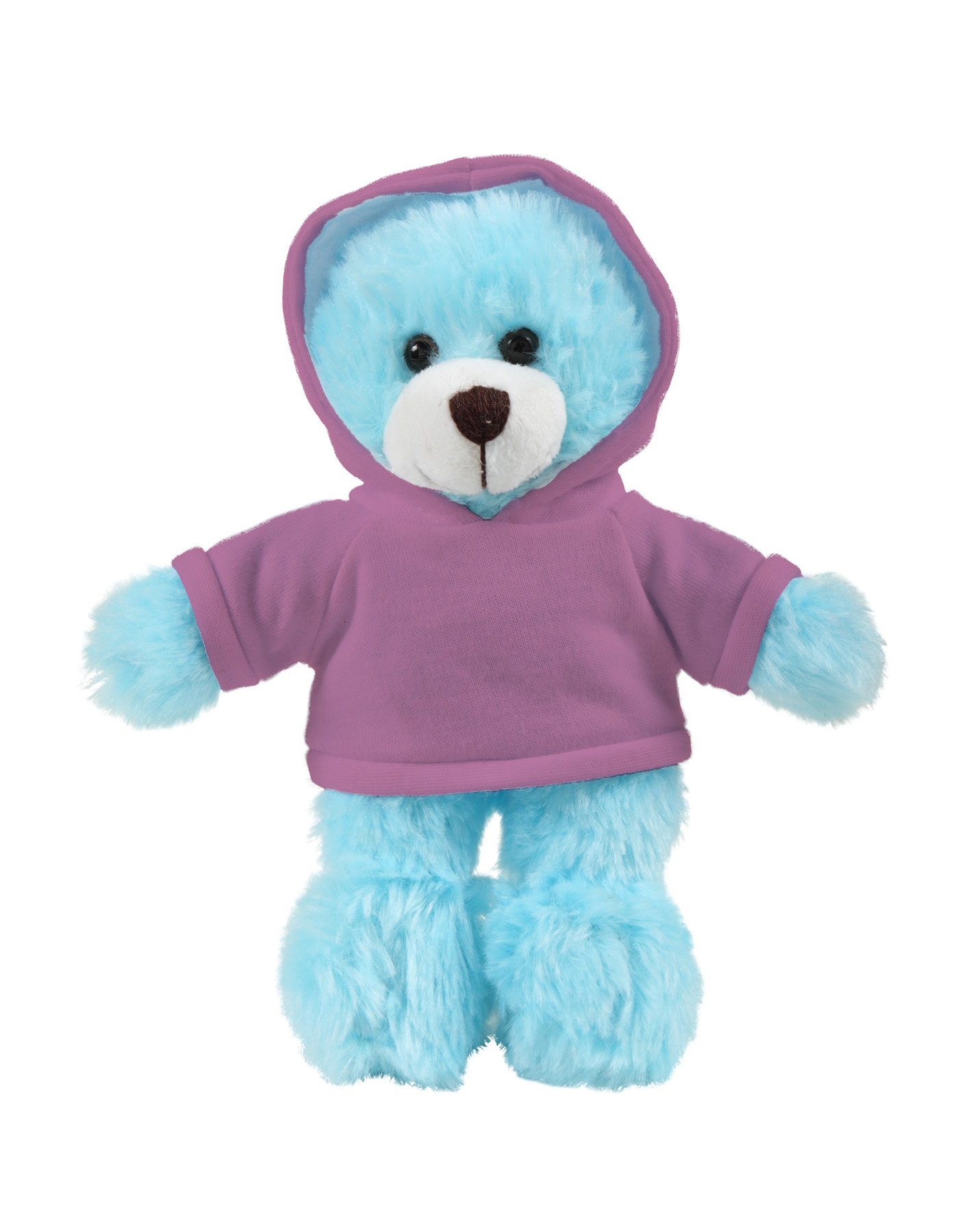 soft plush Blue Bear with hoodie 18