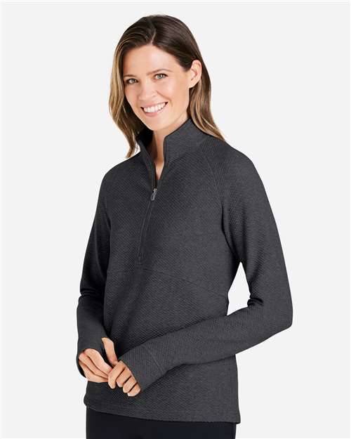 Women's Spirit Textured Quarter-Zip Pullover - NE725W 24