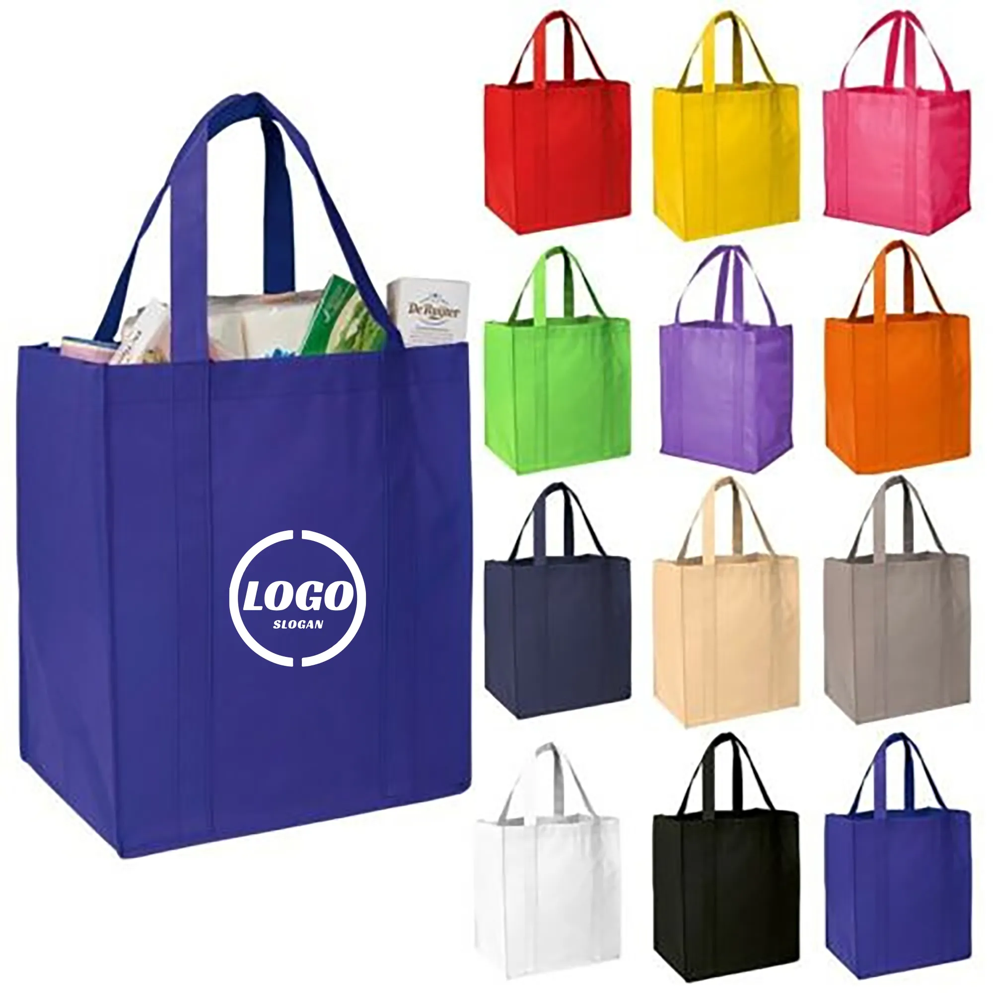 Long-Handled Thickened Non-Woven Handbag 6
