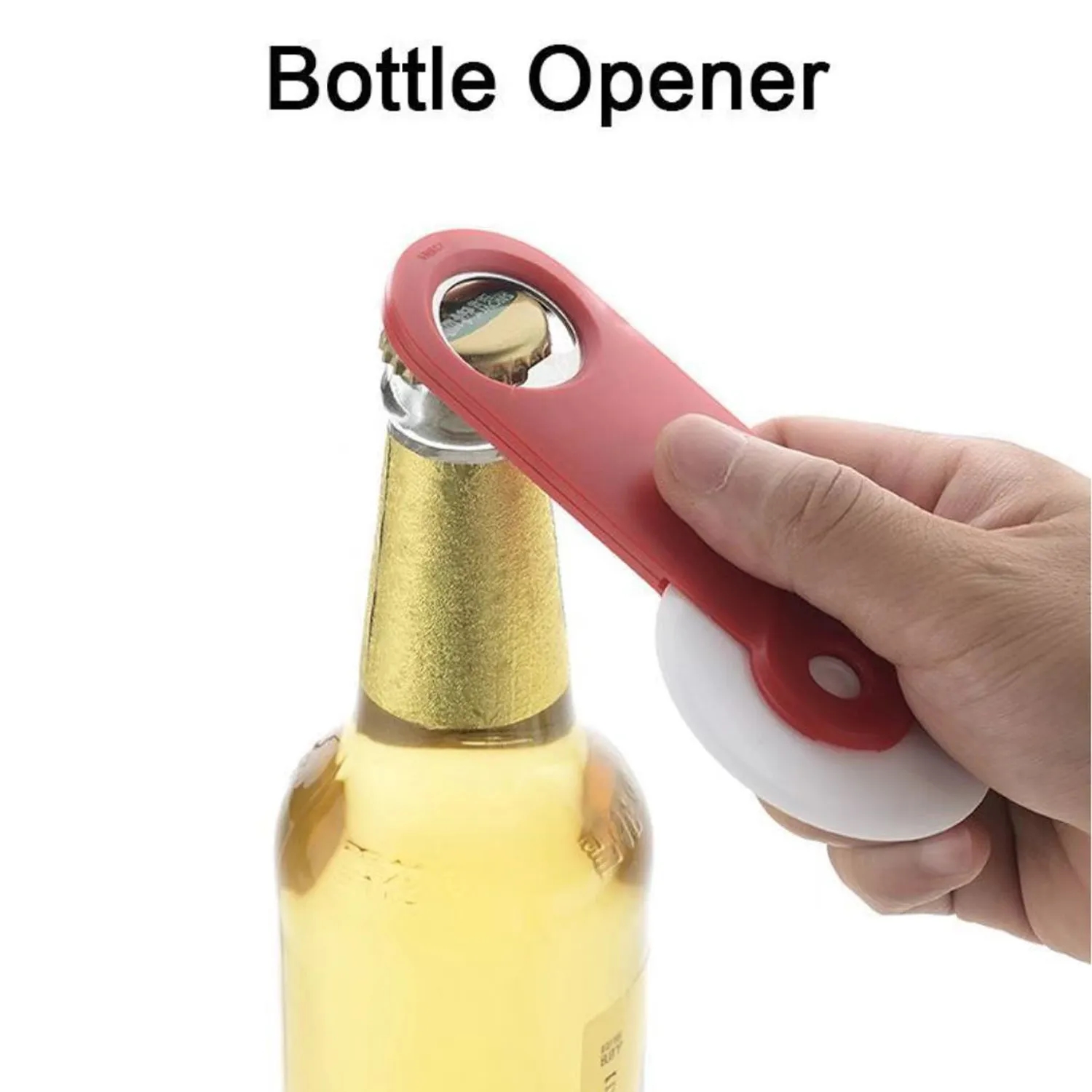 Multi-Functional Pizza Knife & Bottle Oppener, custom kitchen gadget with logo imprint 2