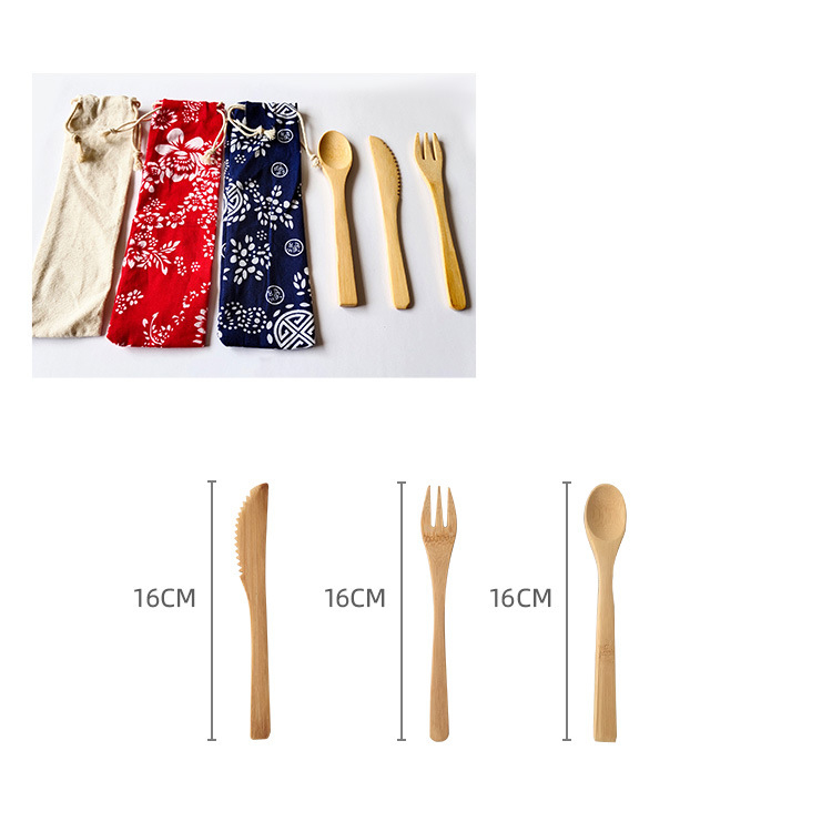 3 Piece Bamboo Utensil Set 4