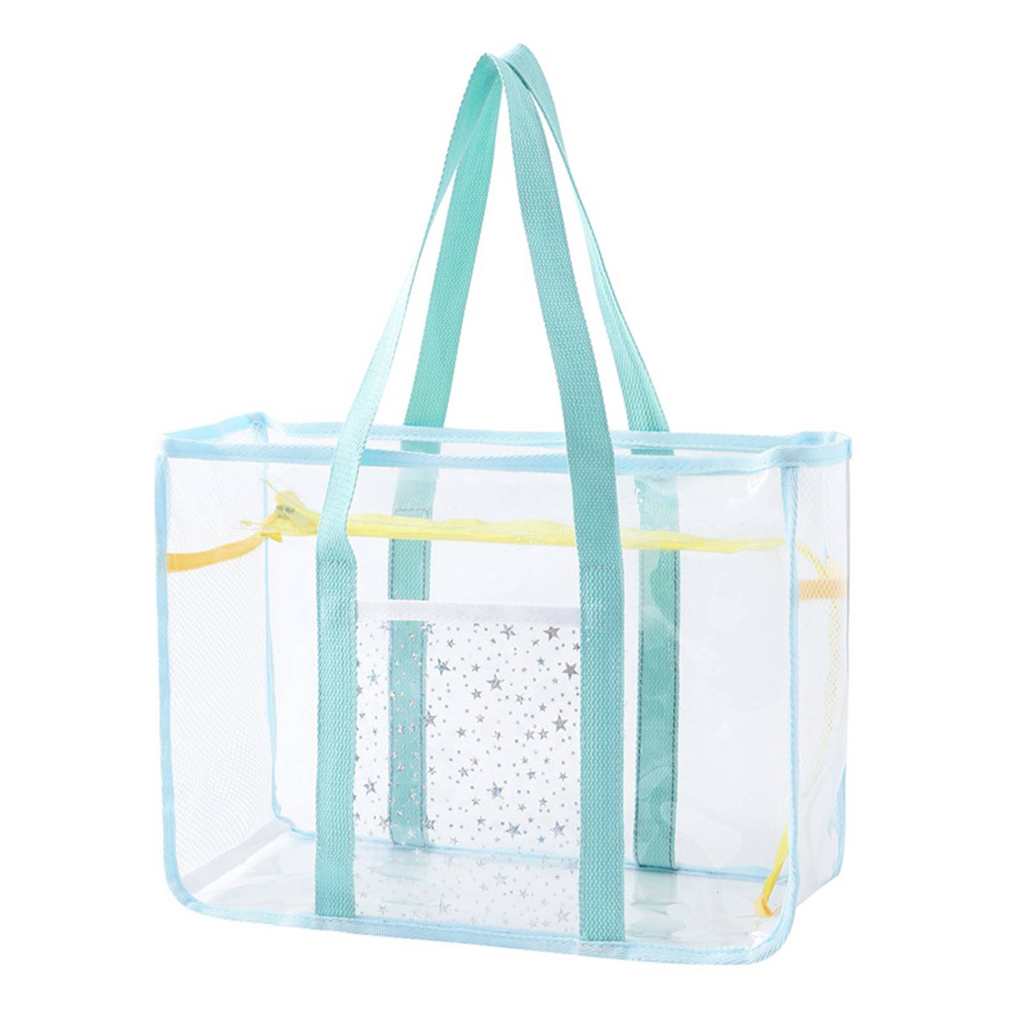 Clear PVC Tote Bag – Beach, Pool, Shower Organizer 3