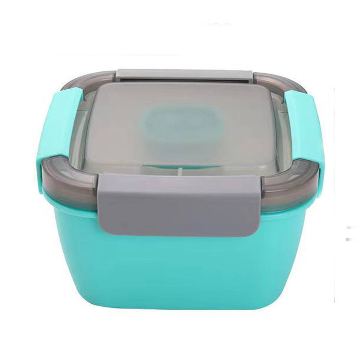 1.5L PP Portable Lunch Box w/ Double Compartments 2