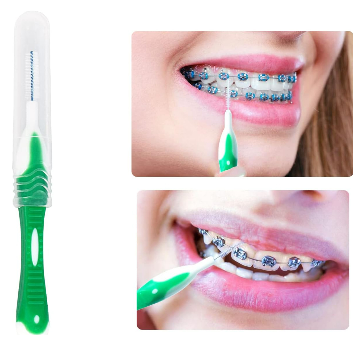 Orthodontic Oral Care Kit 8 Piece Set with Brush Floss 6