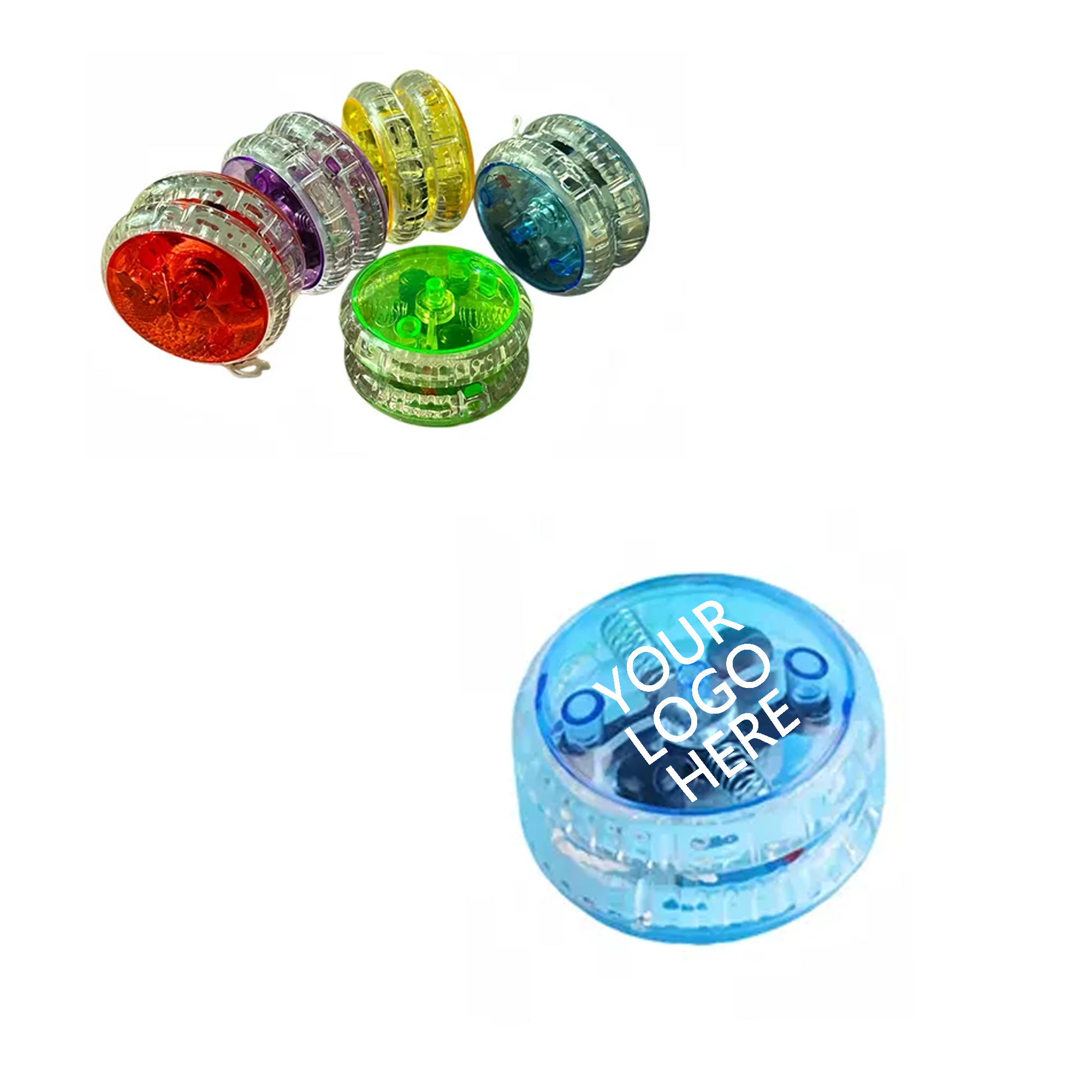Colorful Luminous Yo-Yo LED Sensor Ball 2