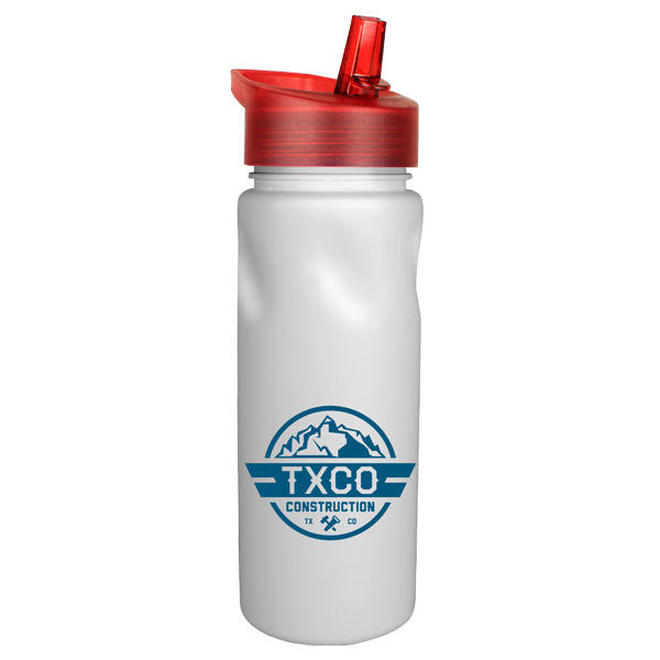 24 Oz. Cycle Bottle with Straw Cap Lid 10