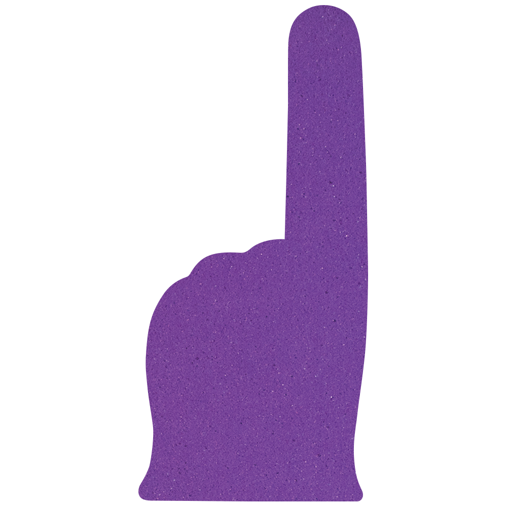 8" Classic #1 Finger Foam Mini 12
