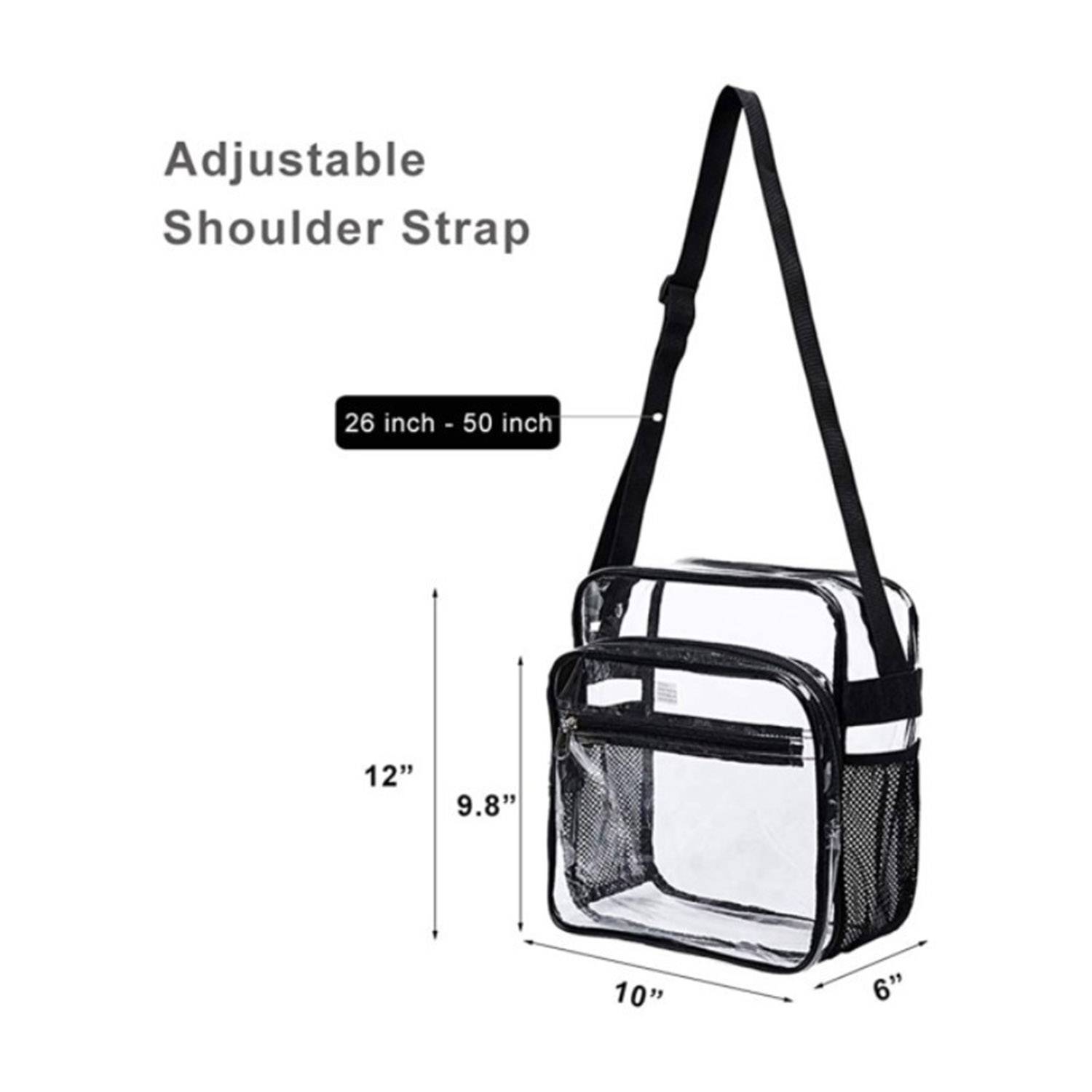 PVC Clear Crossbody Messenger Shoulder Bag 5