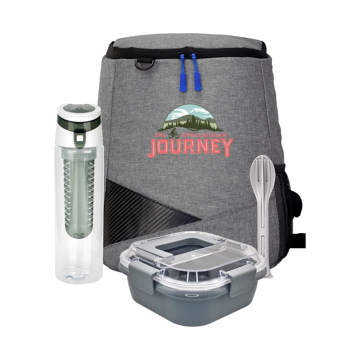 Trendy Lunch Box & Utensil Backpack Set 24