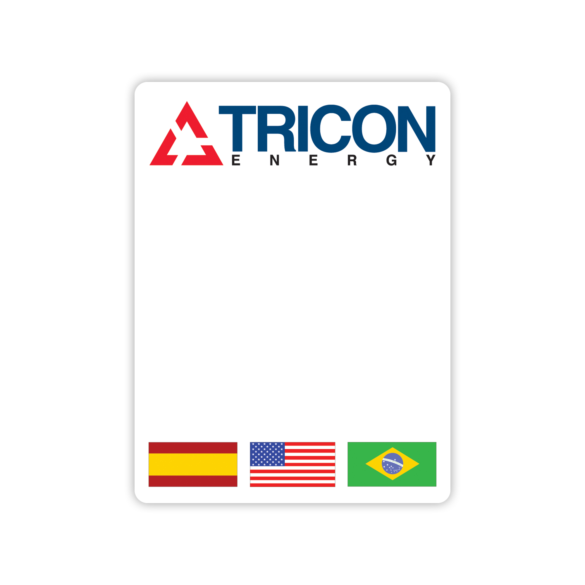 Deluxe Name Badge Custom UV Inkjet (11-15 Square Inches)