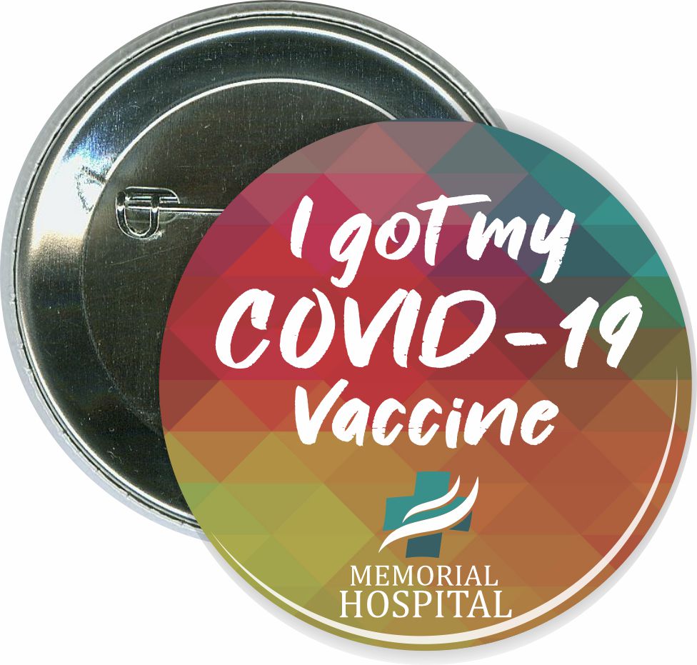I got my COVID-19 vaccine, COVID-19 Button