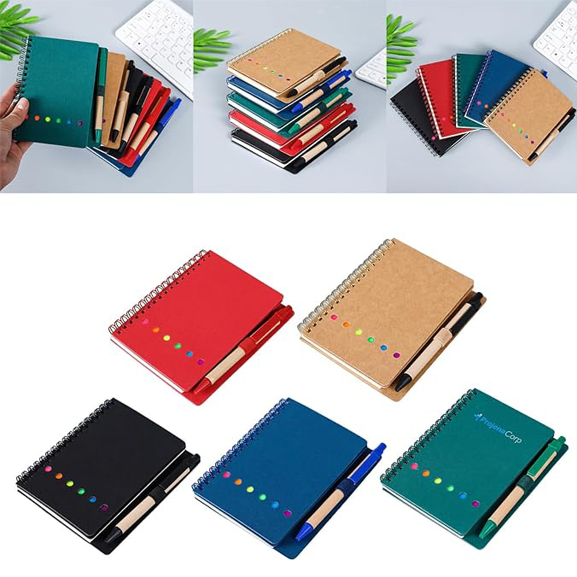 Multi Functional Sticky Coil Notebook 2