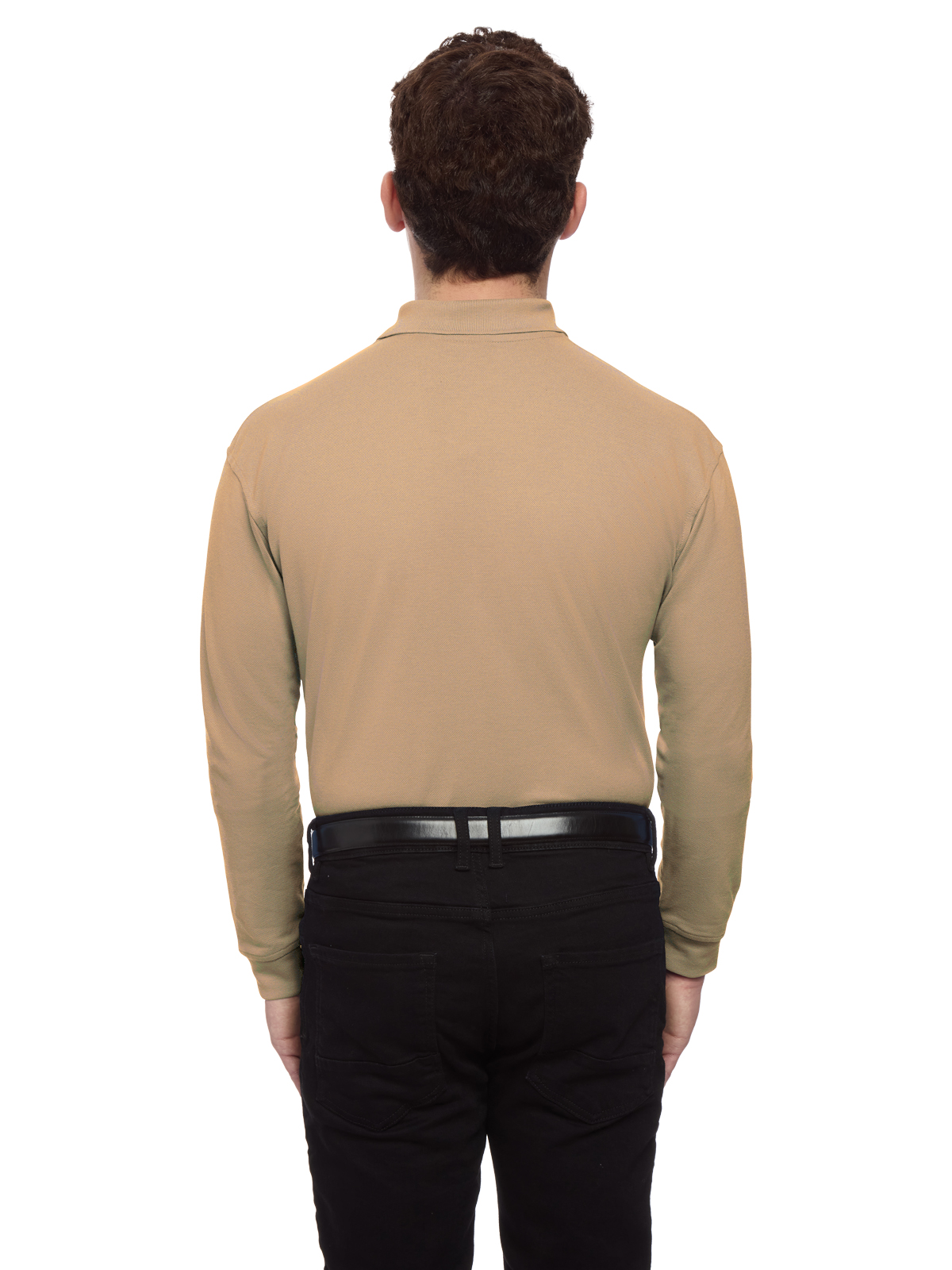Blue Generation - Men's Pocketless Superblend Long Sleeve Polo 27
