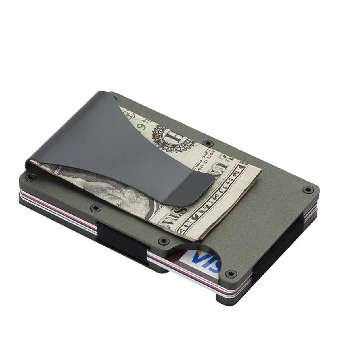 Metal Slim Minimalist Credit Card Clip Wallet 5