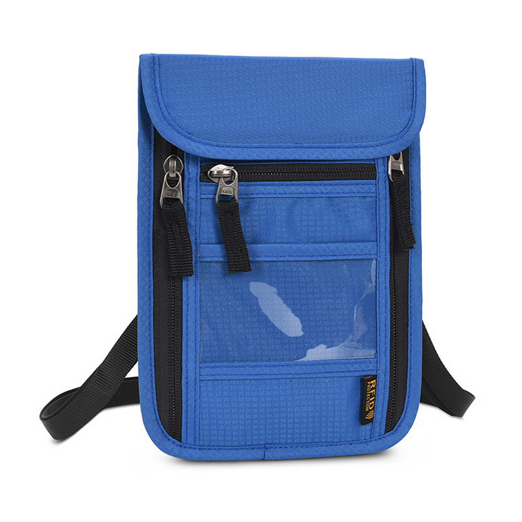 RFID Passport Document Travel Neck Wallet 12