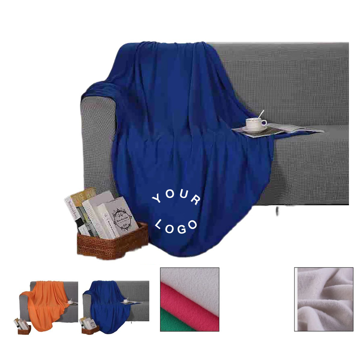 Plush Double Sided Velvet Blanket for Bed or Couch 2