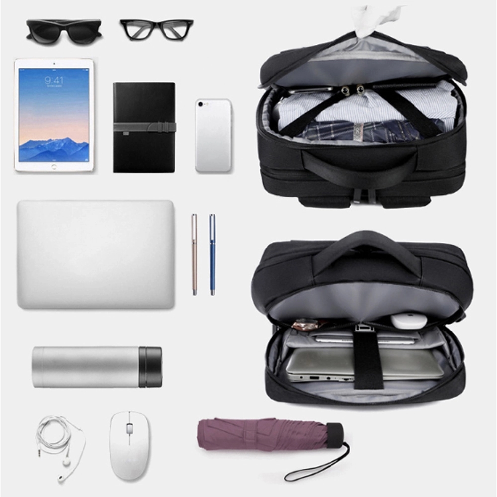 Business travel computer backpack 9