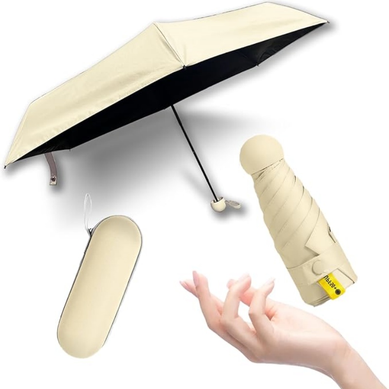 Mini Travel Sun Umbrella With Storage Box 3