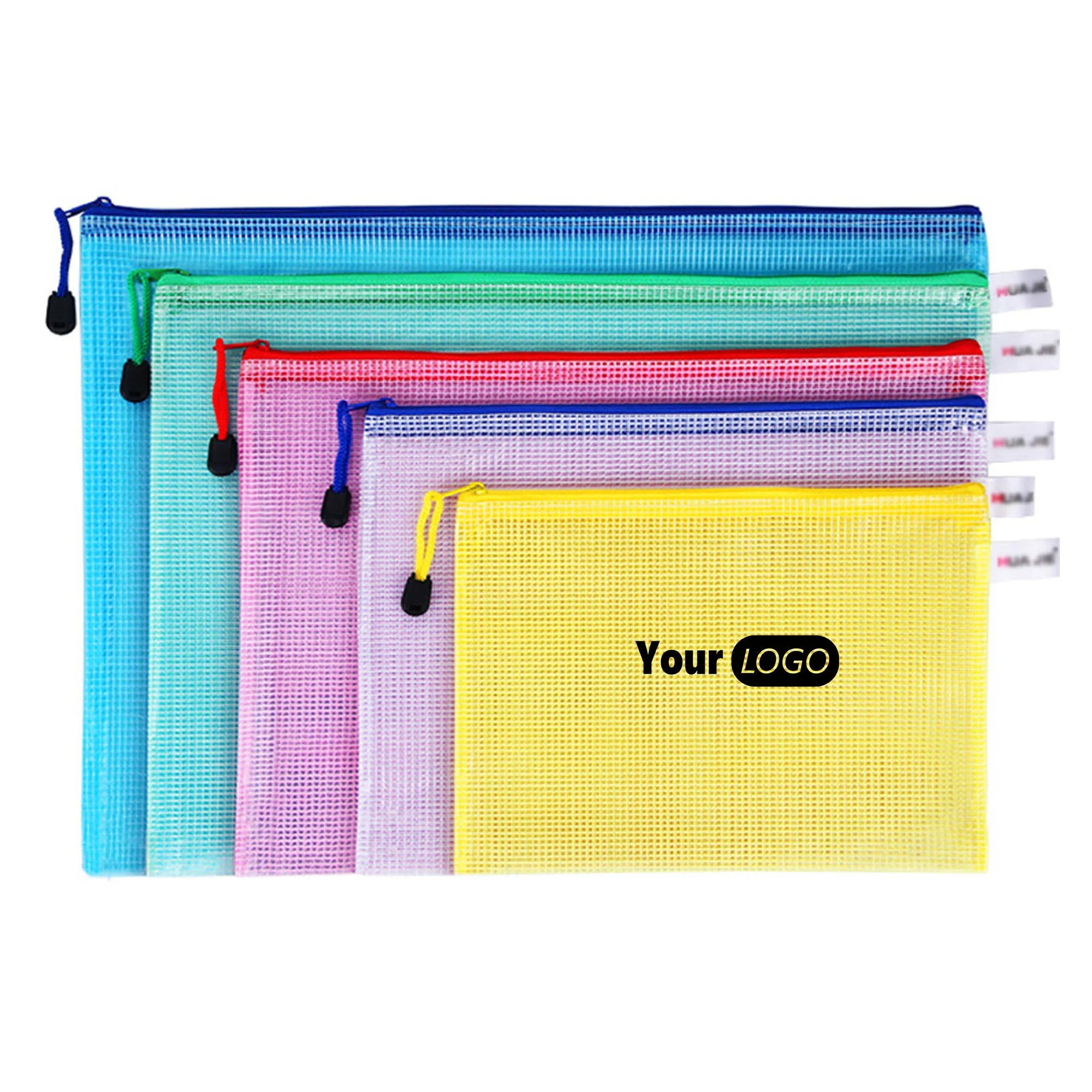 Portable Waterproof Plastic document storage bag file folder 3