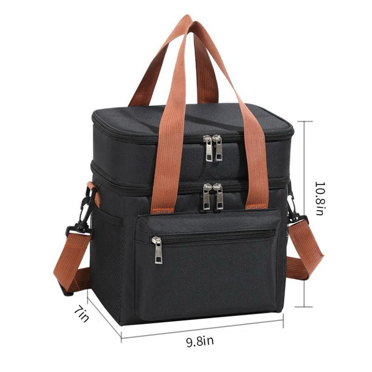 12L Double Insulated Lunch Bag Cooler Picnic Box 5