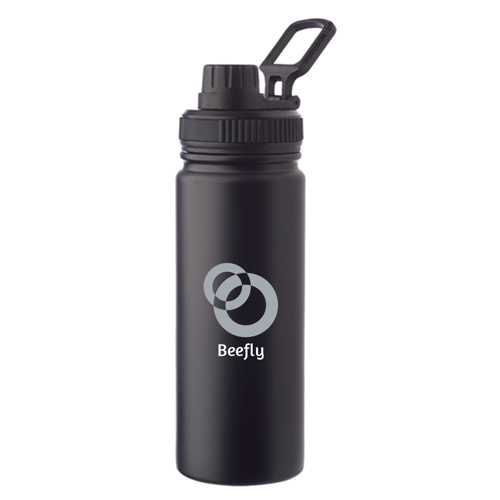 Stainless Steel Water Bottle with Handle - Single Wall, 23