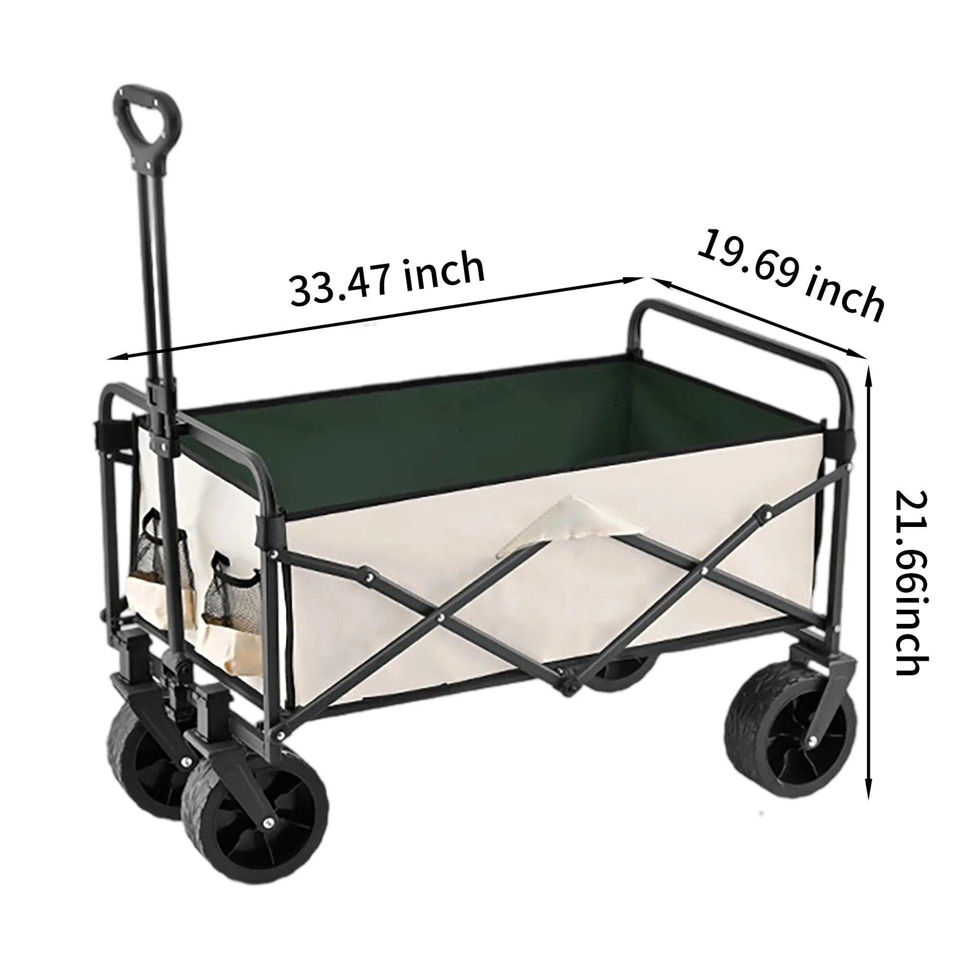 Folding Picnic Cart with Brakes 5