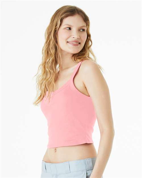 Women's Micro Rib Spaghetti Strap Tank - 1012 35