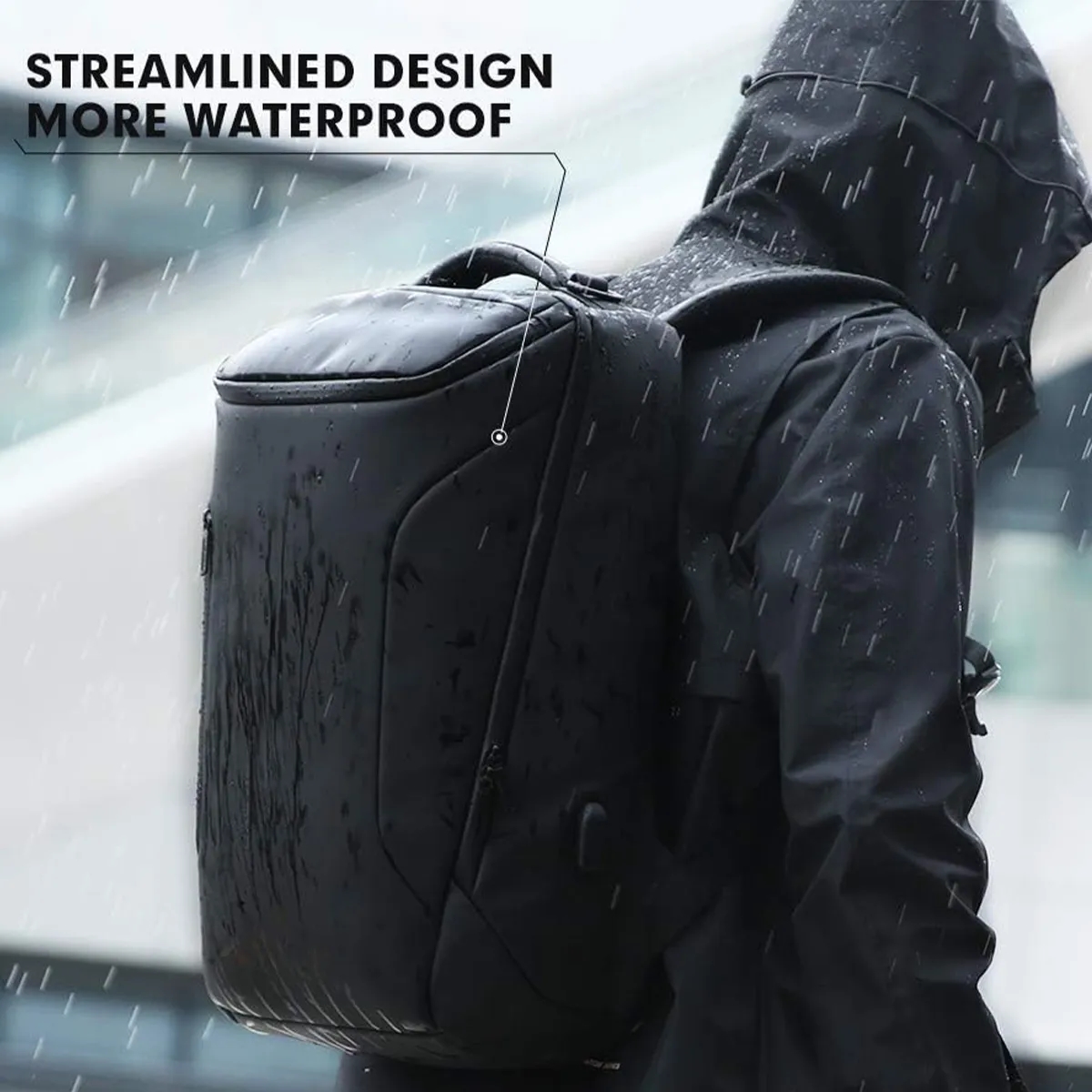 Business Anti-theft Travel Backpack Waterproof Laptop Bag 3