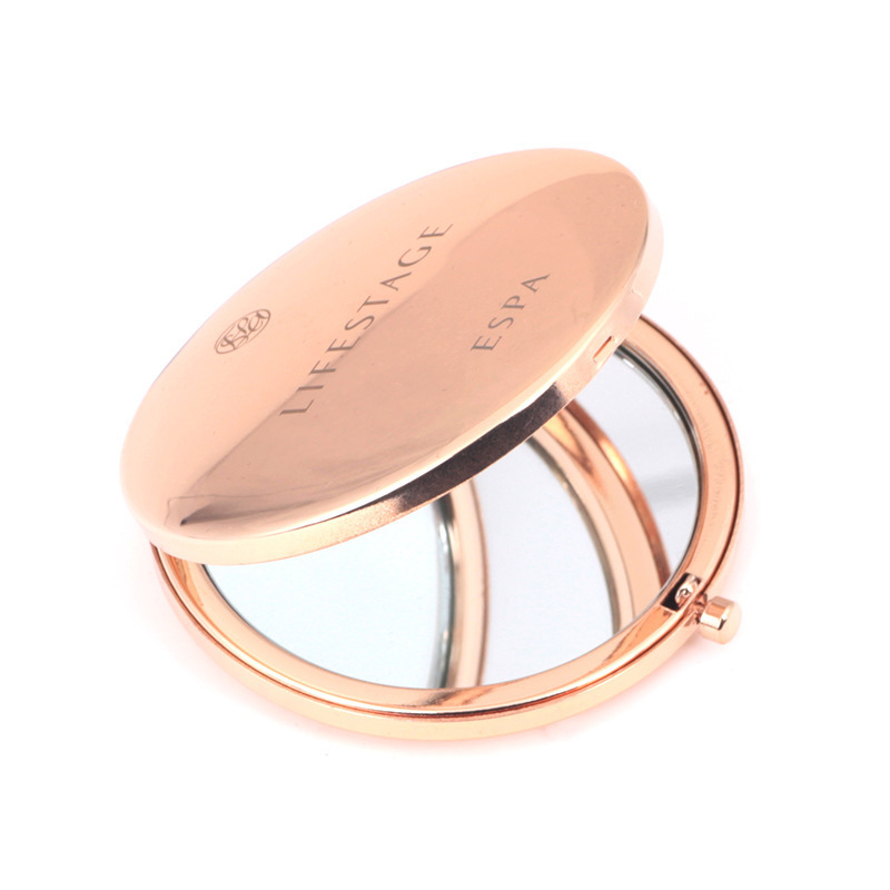 Rose Gold Compact Mirror 1