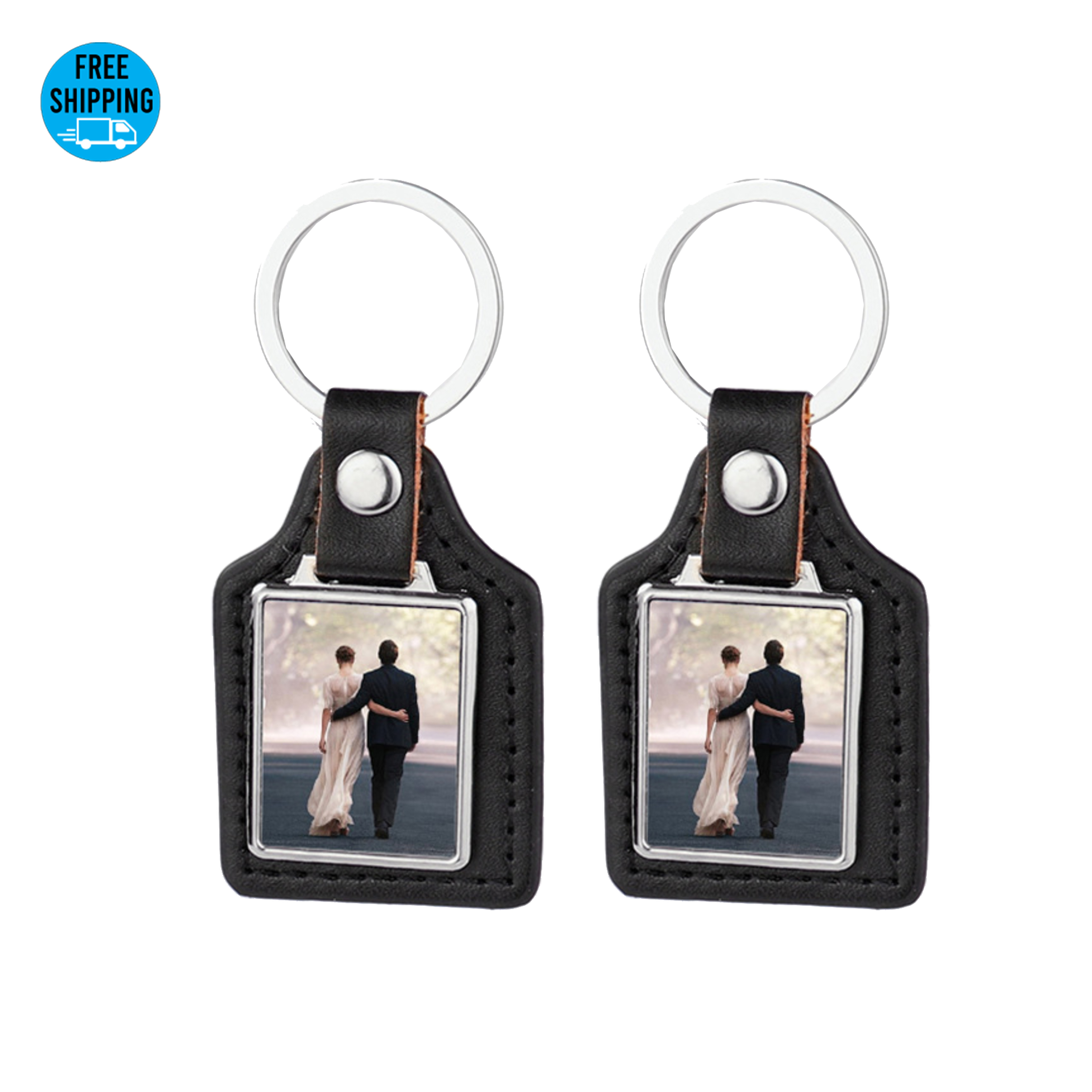 Vegan Leather Car Keychain 2