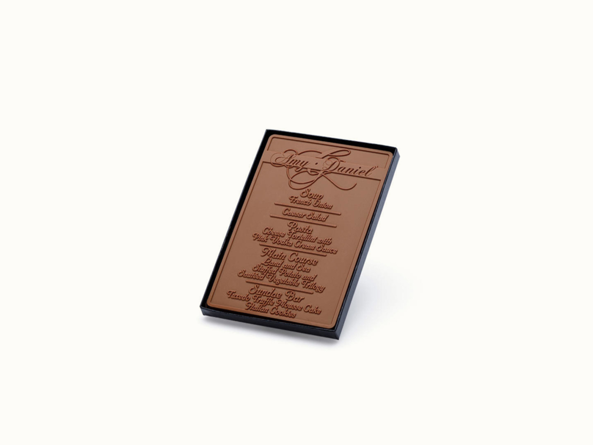 3oz. Chocolate Bar with 4"x6" Gift Box 3