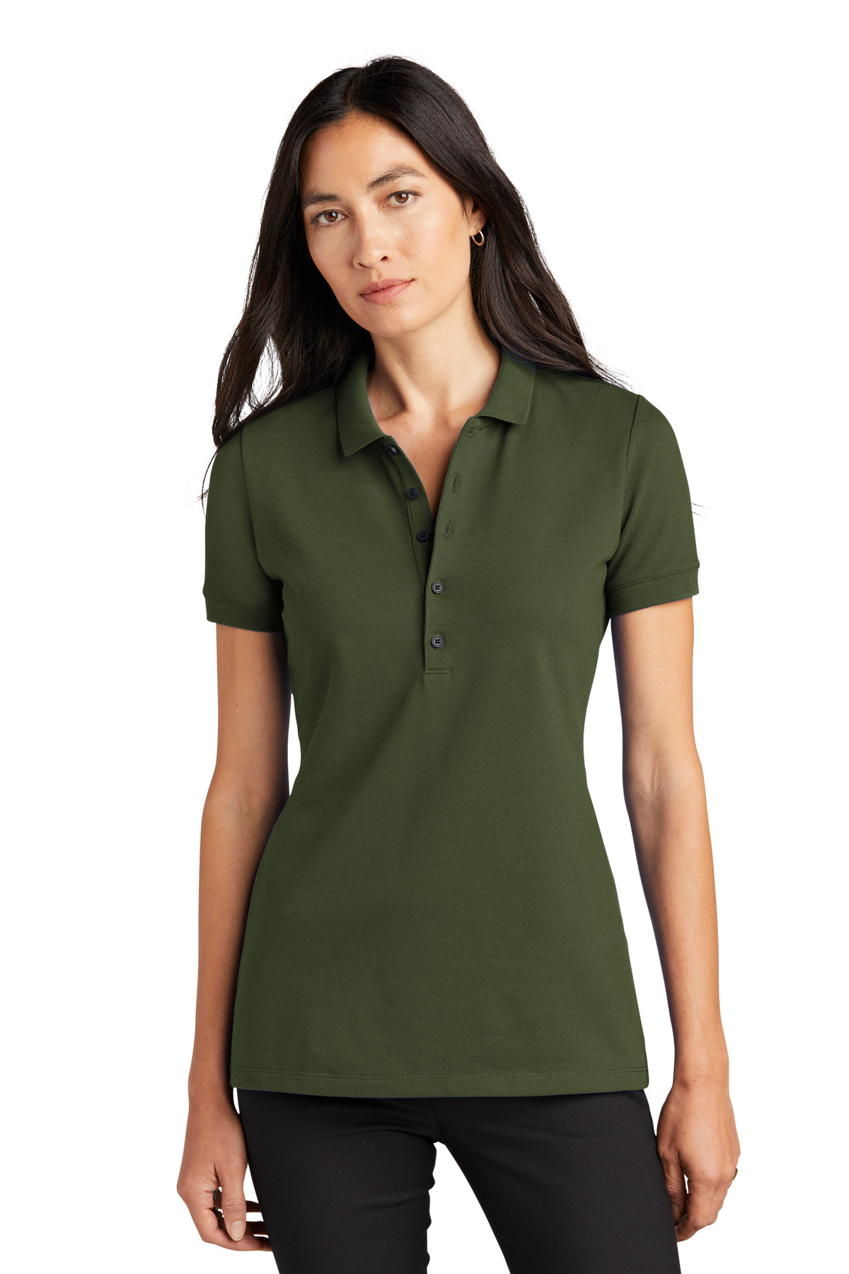 Mercer+Mettle Women's Stretch Heavyweight Pique Polo MM1001 40