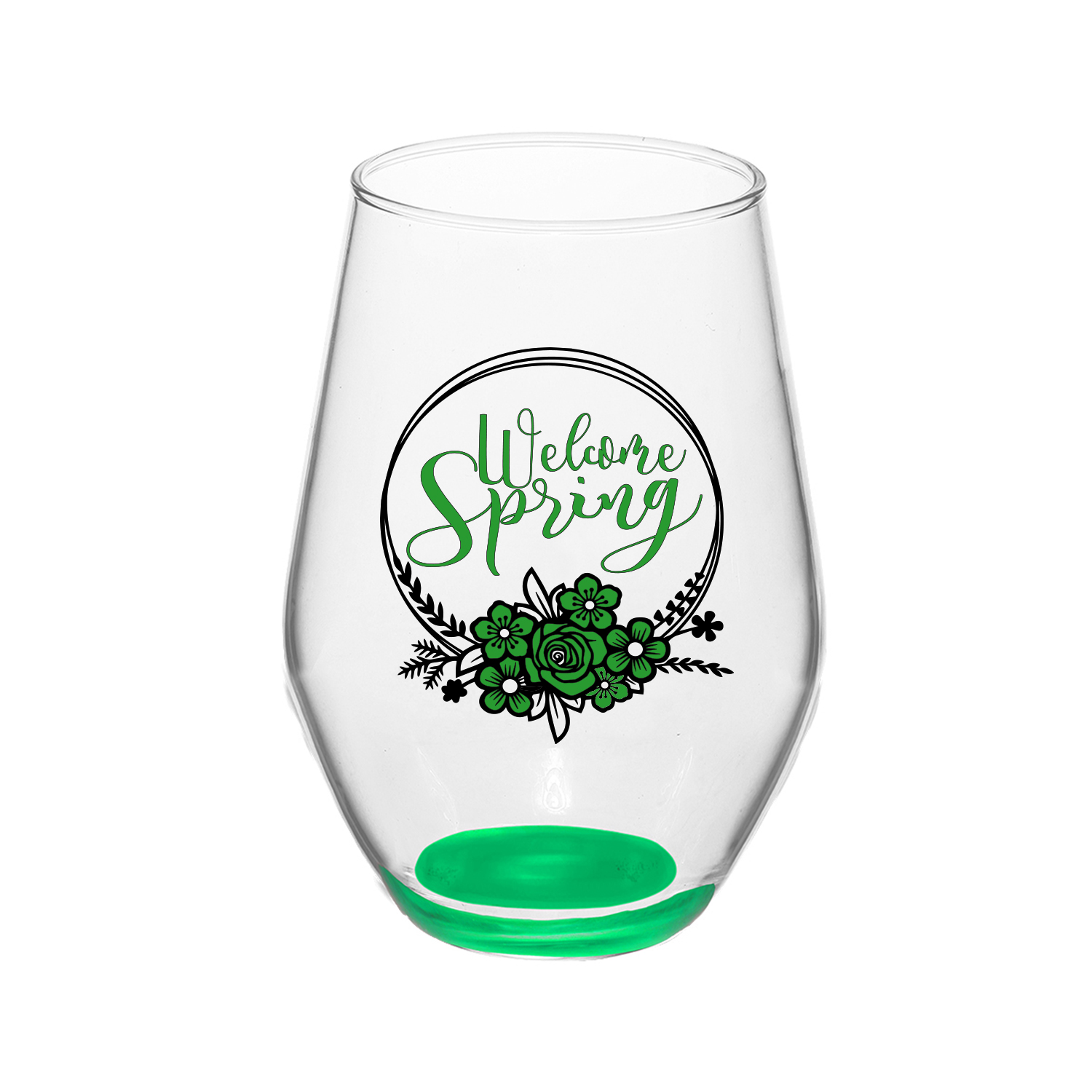 19oz Brigid Stemless Red Wine Glasses (2 Color) 3