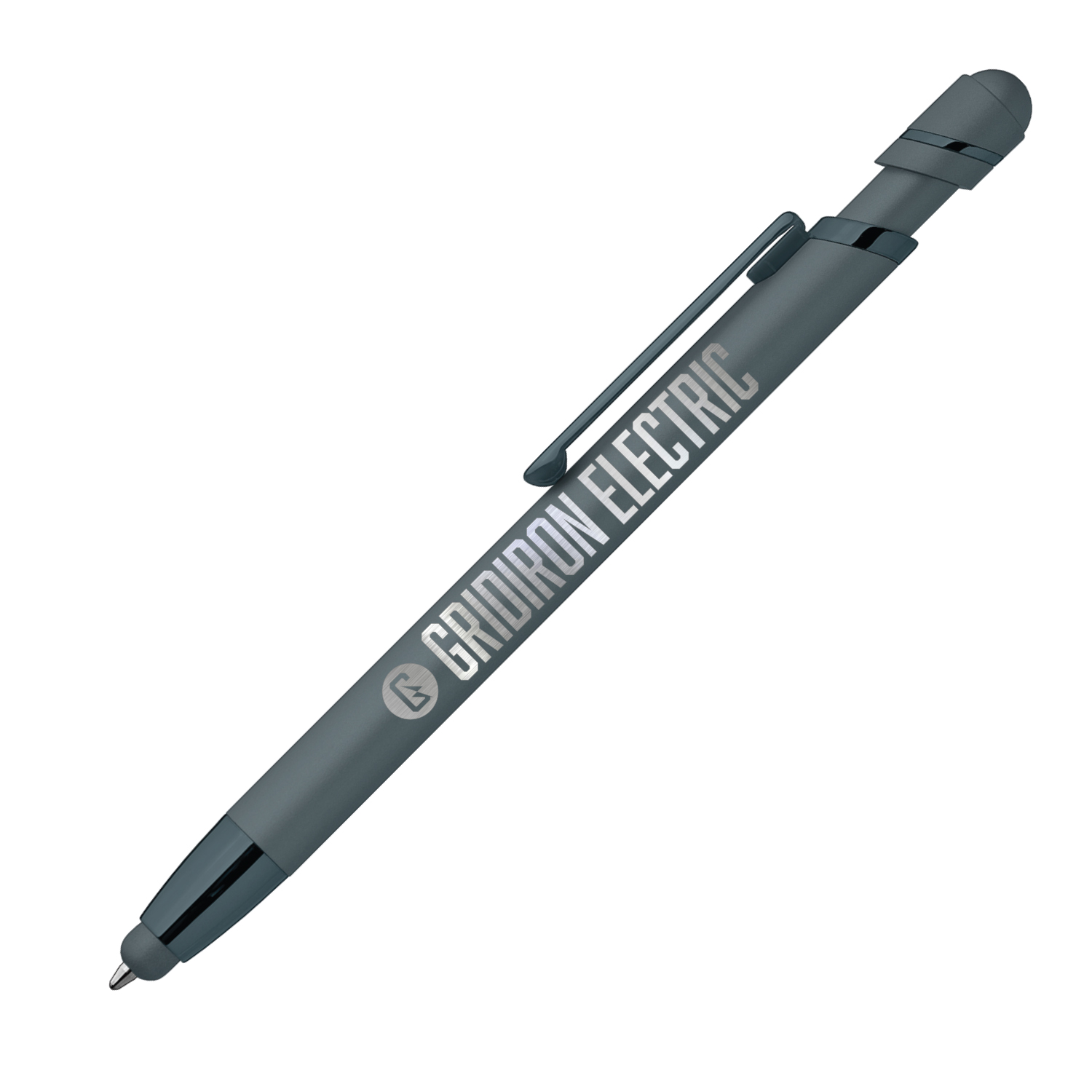 Pluto Softy Metal Pen with Stylus (Engraved Imprint) 4