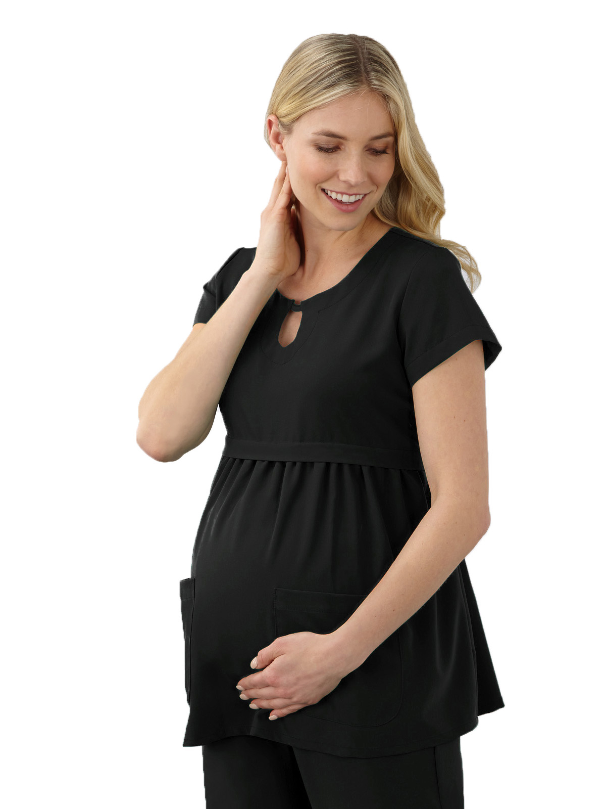 Jockey - Women's 2-Pocket Empire Waist Maternity Top