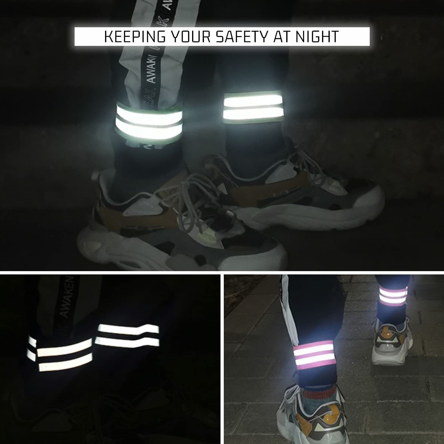 Reflective Slap Band 7