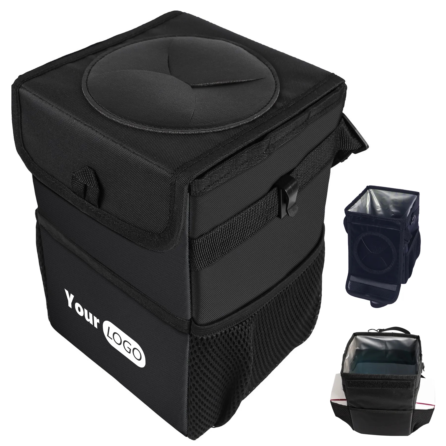 Oxford Multi Functional Foldable Car Trash Can 2