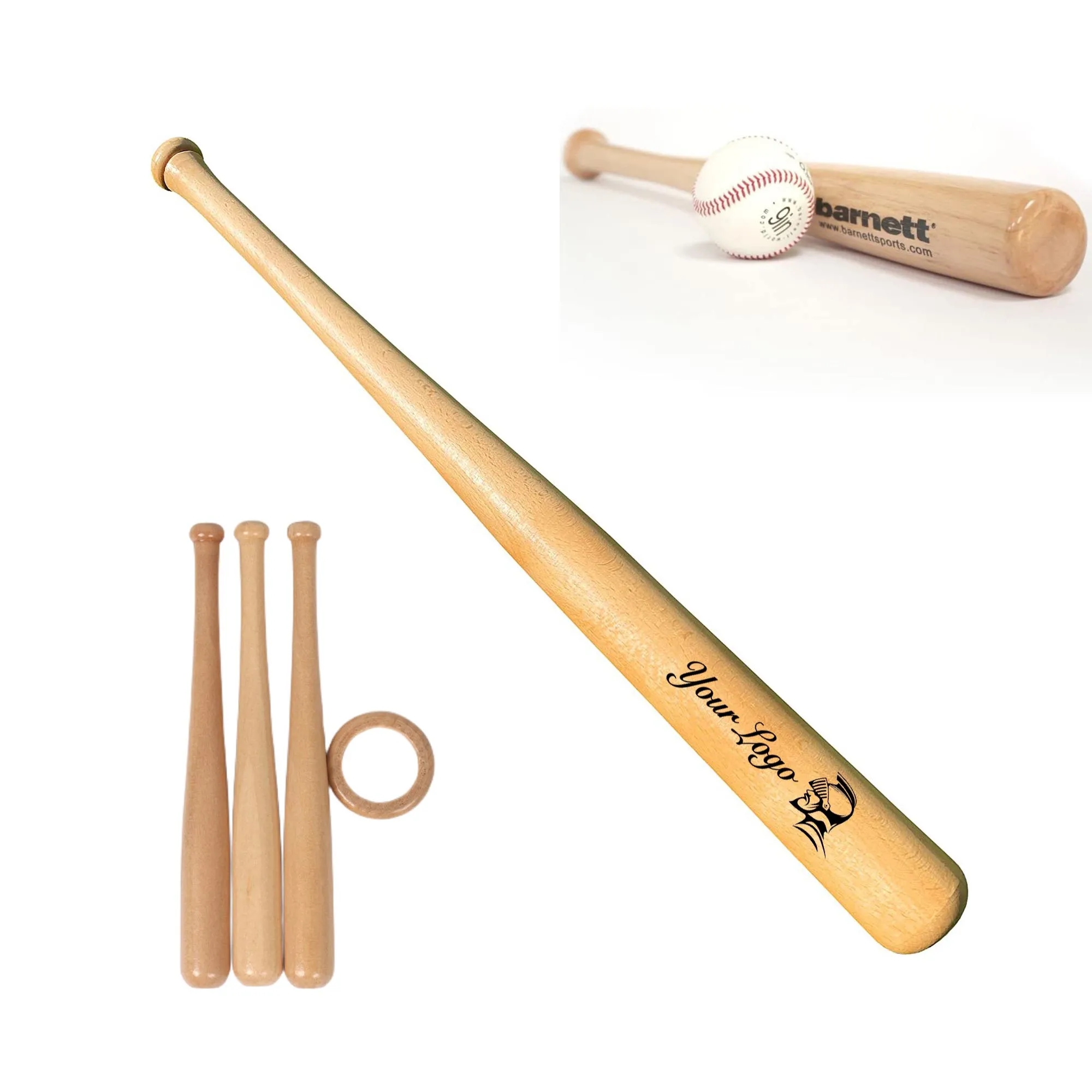 MOQ50 Customized Mini Baseball Bat 2